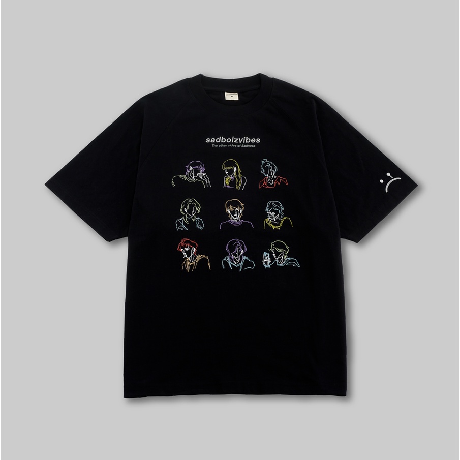 Áo thun SADBOIZ SADBOIZVIBES TOSS BLACK