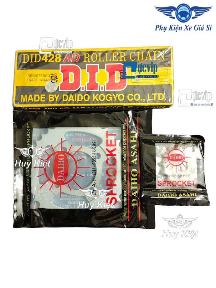 Bộ nhông sên dĩa dream, dream lùn, dream thái did asahi thailand ms4106