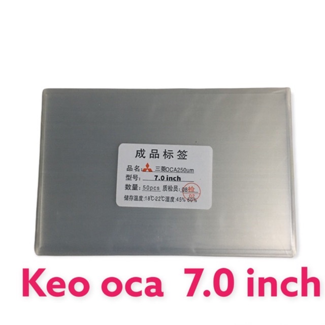 Keo ép kính oca 7.0 inch