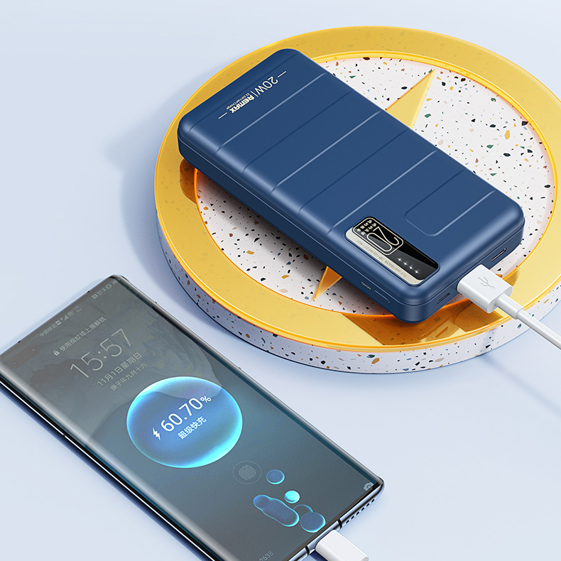 Pin dự phòng sạc nhanh Remax RPP-316 Noah Series 20000mAh an toàn đi máy bay - hỗ trợ QC 22.5W và PD 20W Nhất Tín Computer