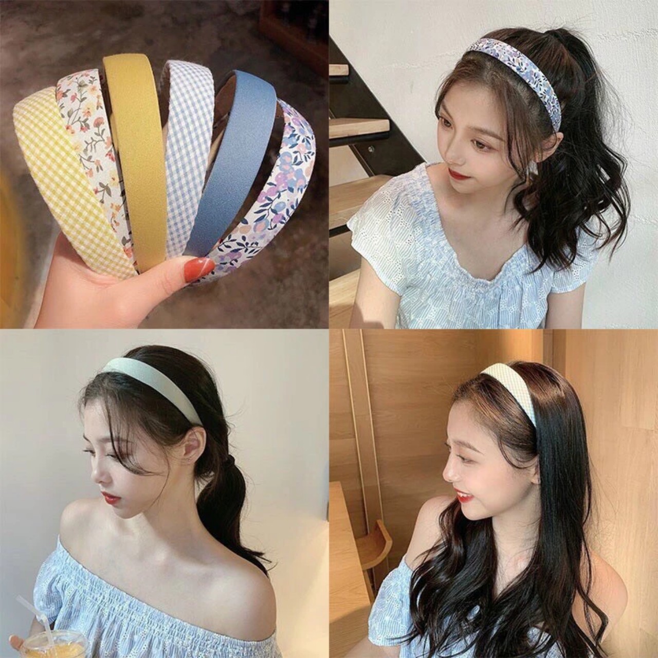 [Set 5 Cái] Cài Tóc ,Băng Đô Nhiều Mẫu Xinh Xắn 0045