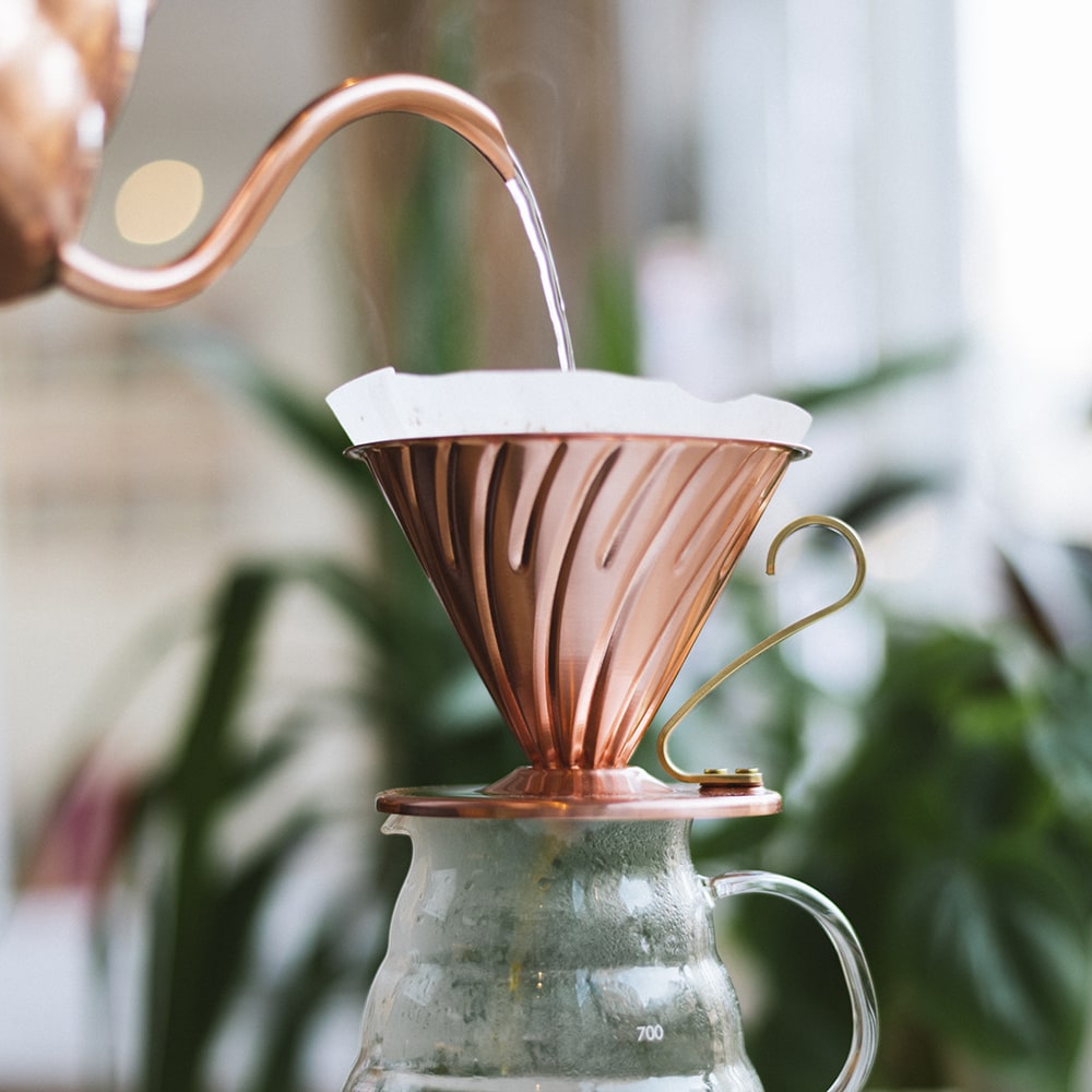 [HCM]PHỄU LỌC CÀ PHÊ HARIO V60 COFFEE DRIPPER COPPER VDP-02CP
