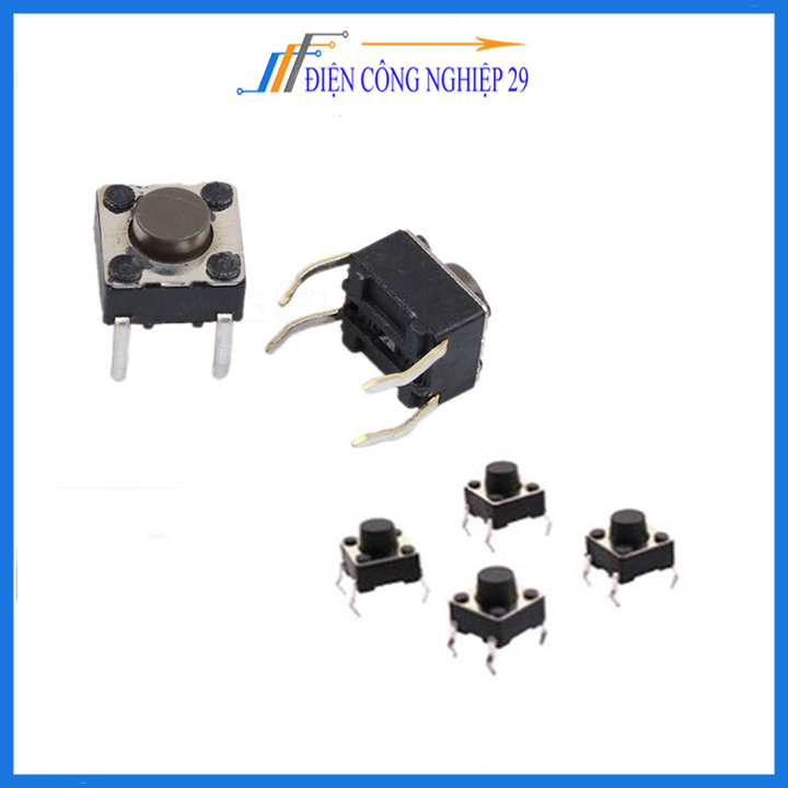 Nút Nhấn 4 Chân 6x6x5mm
