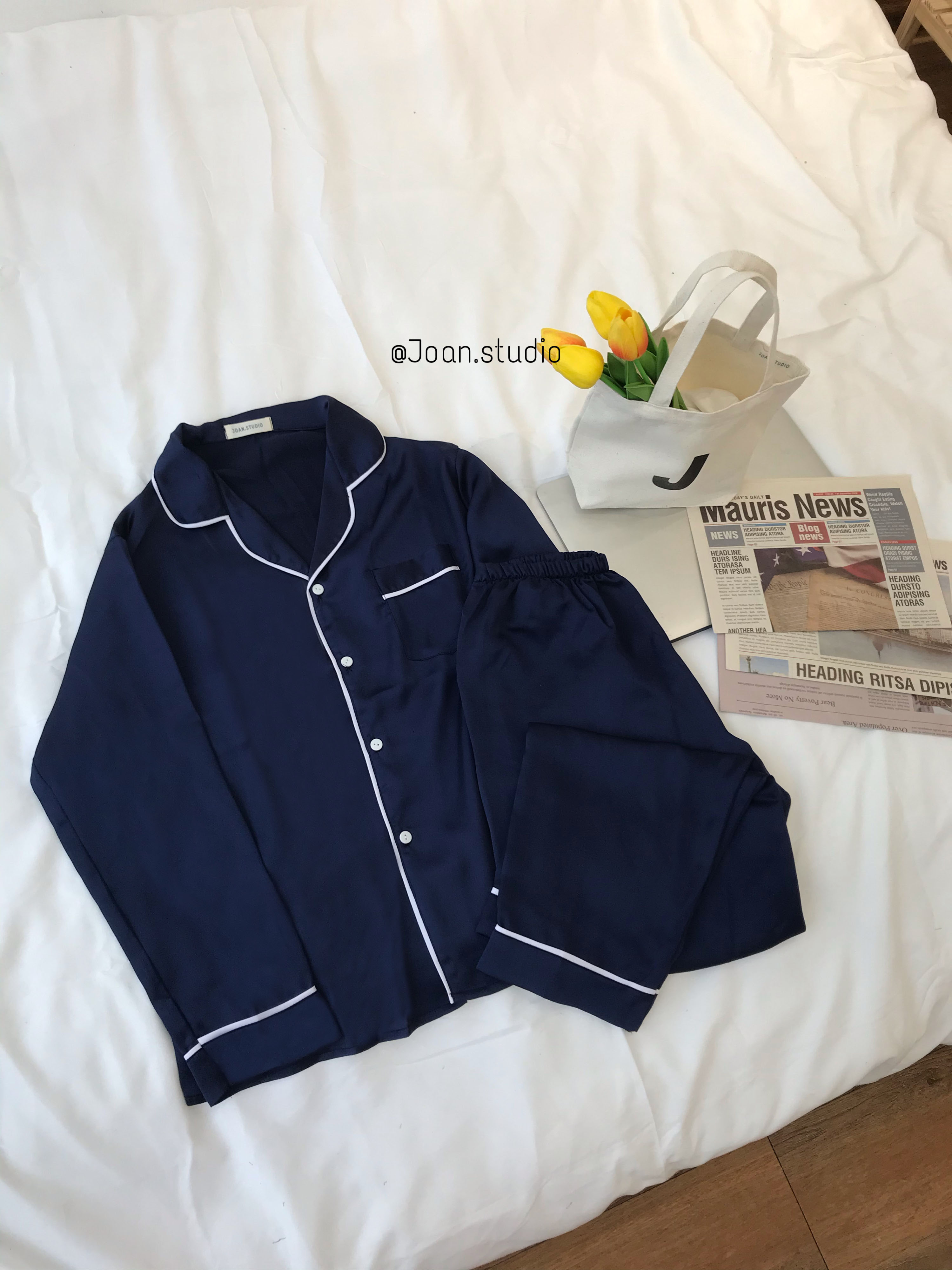 [SATIN PYJAMA] - Đồ Ngủ Nữ, Đồ Mặc Ở Nhà Chất Lụa Cao Cấp