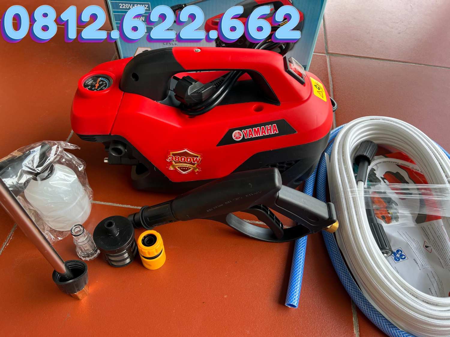 Máy rửa xe mini i máy rửa xe yamaha 3500w ha889 - có áp chống giật - chống cháy