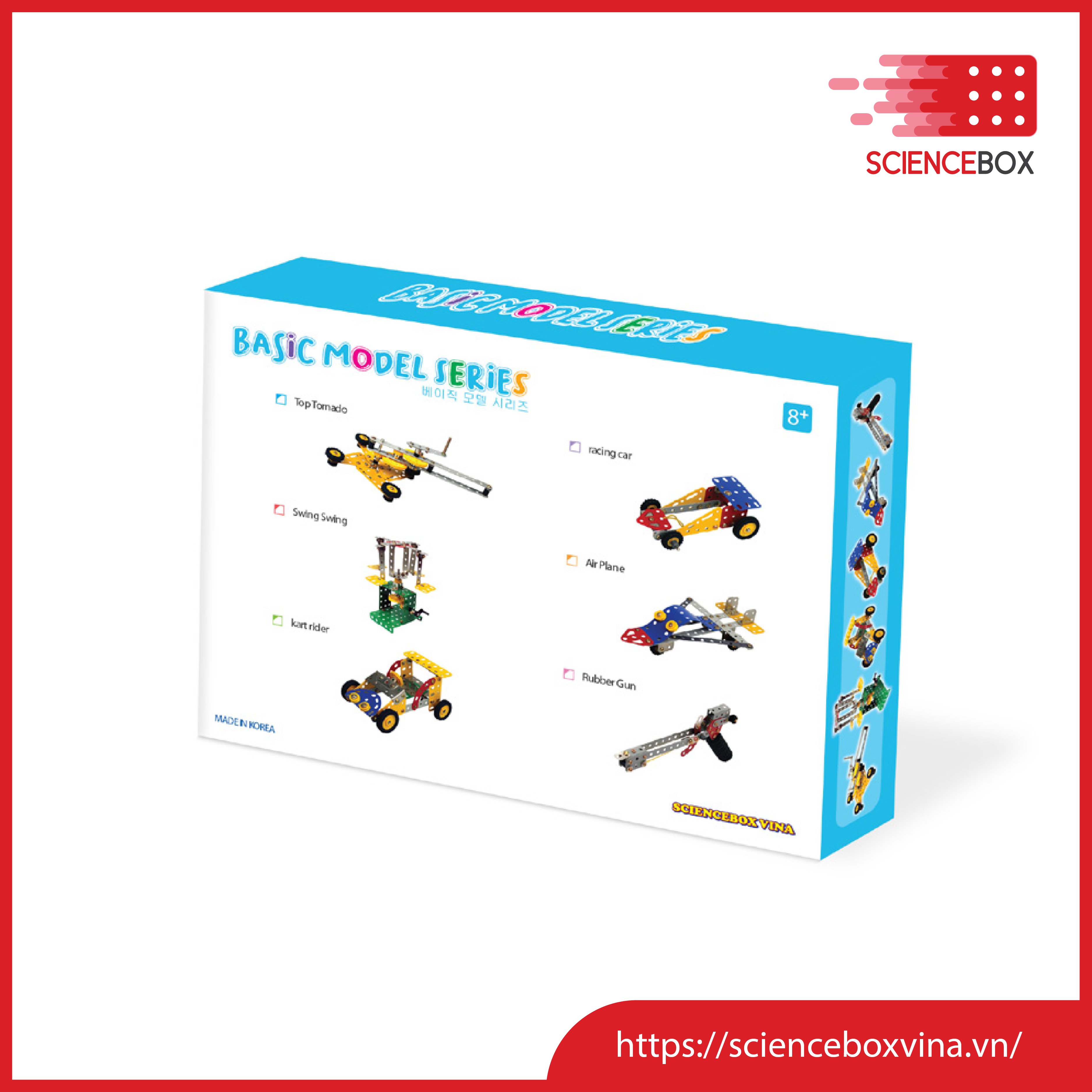 Đồ Chơi Lắp Ráp Kỹ Thuật Cơ Bản - SCIENCEBOX Basic - Nhập khẩu HÀN QUỐC