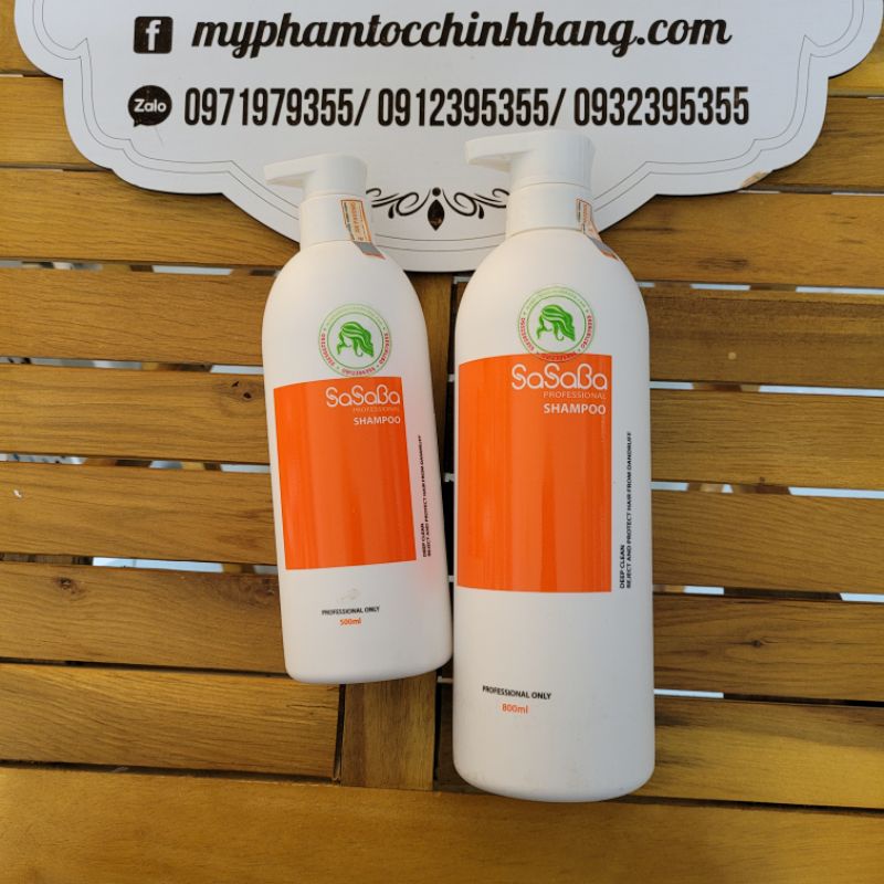 LẺ DẦU GỘI HOẶC DẦU XẢ SASABA PLUS 2019 500ML - 800ML