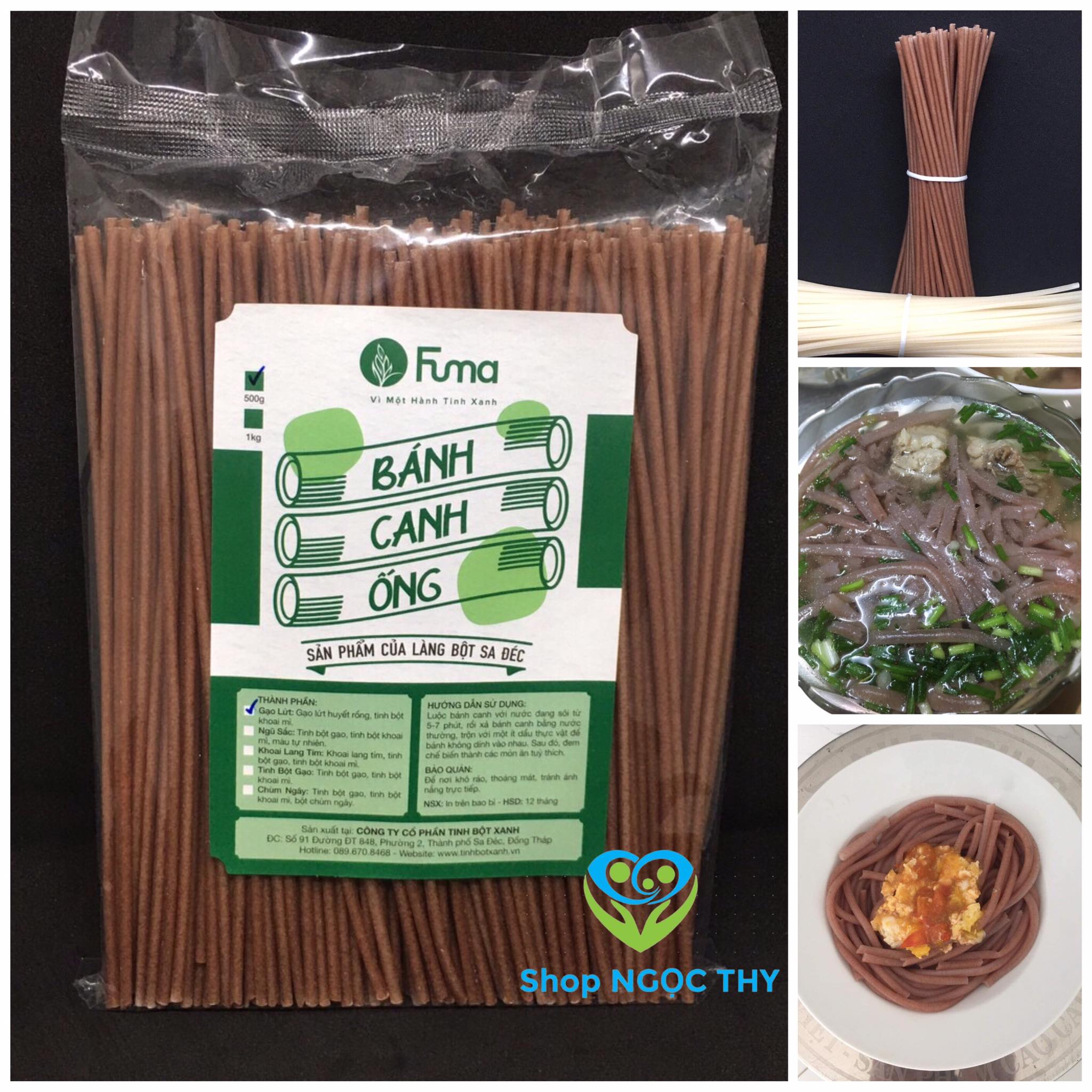 [HCM] Brown Rice thick Noodles 500g