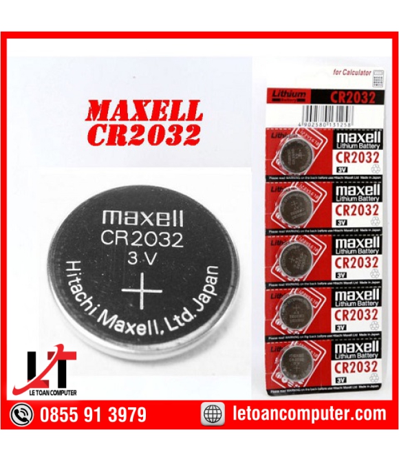 PIN CMOS MAXELL CR2032 3V JAPAN (1 VỈ 5 VIÊN)