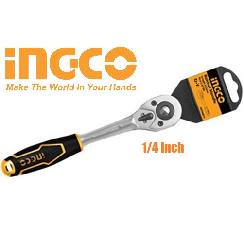 Cờ lê cần siết lực 2 chiều 1/4inch 158mm TOTAL Chính hãng THT106146 INGCO hrth0814