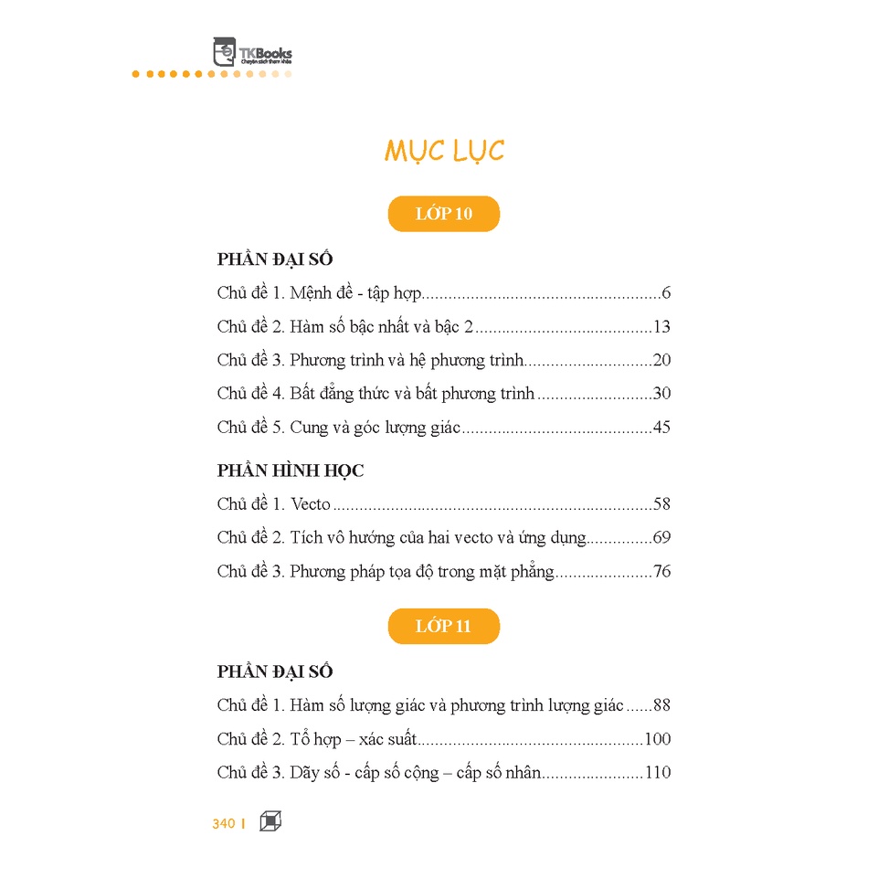Sách - Sổ tay toán học cấp 3 - All in one