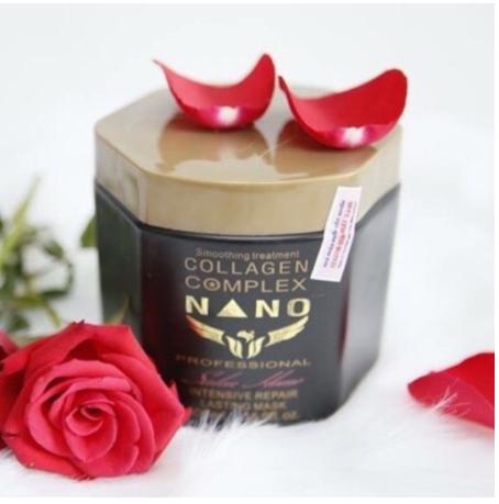 Kem hấp dầu collagen phục hồi tóc hư tổn nặng nano complex 500ml