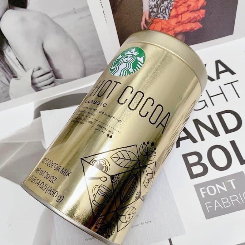 Bột Hot Cocoa Starbuck 850g