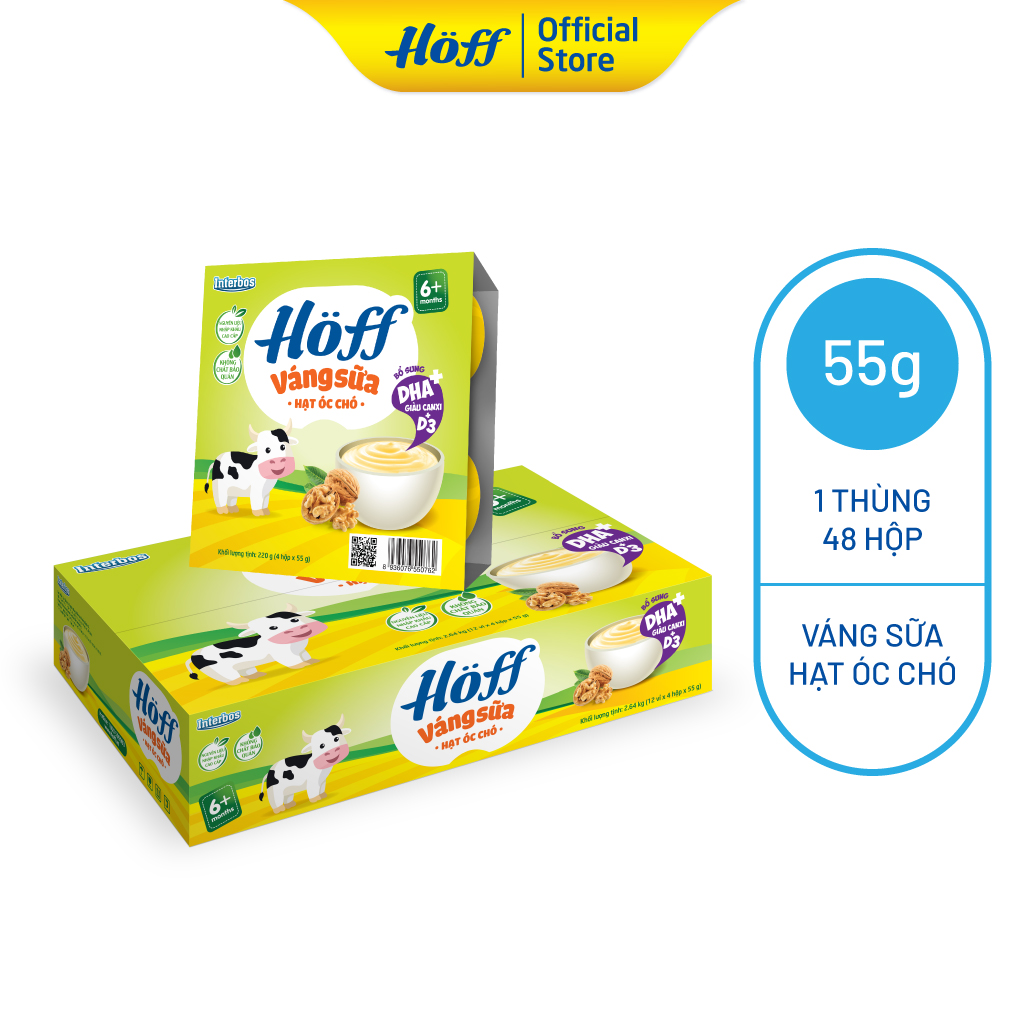 Váng Sữa Hạt Óc Chó HOFF (1 thùng - 48 hộp)