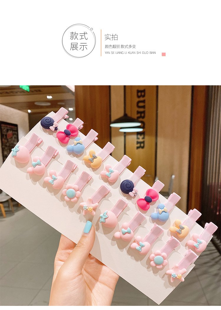 [HCM]Set 10 kẹp mái Noel xinh xắn cho bé