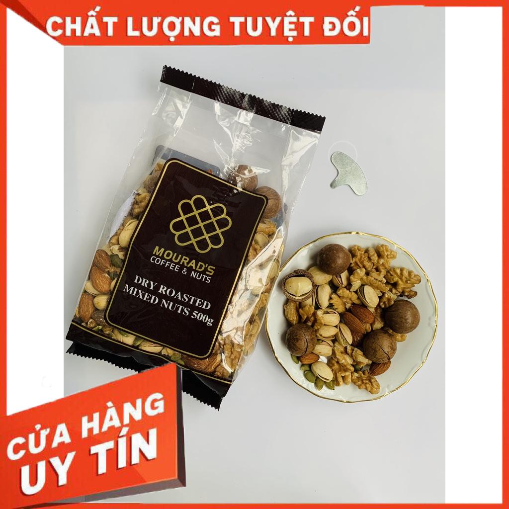 Hạt dinh dưỡng mix 5 loại mourad's 500g - hạt mix nuts nhập khẩu úc ăn trực tiếp, làm sữa hạt, làm bánh