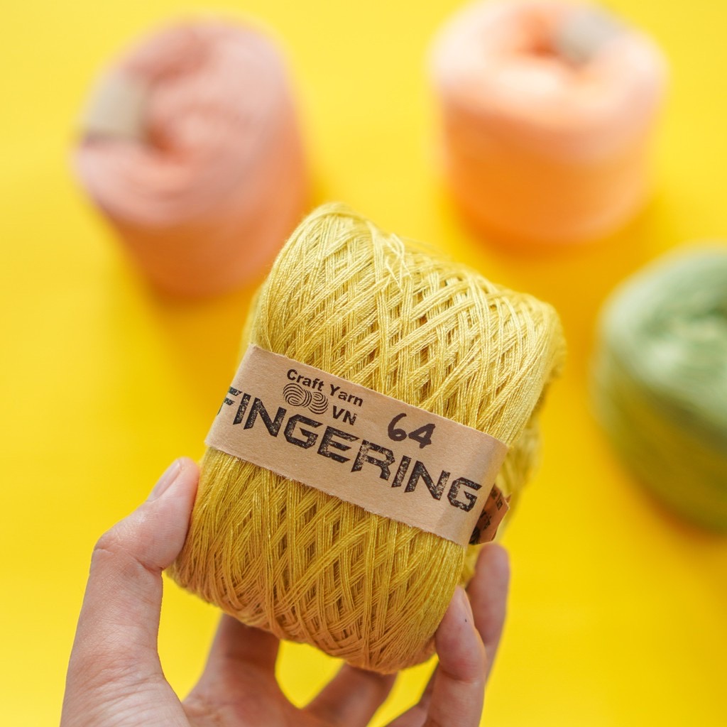 SỢI COTTON BÓNG FINGERING (bảng 2)