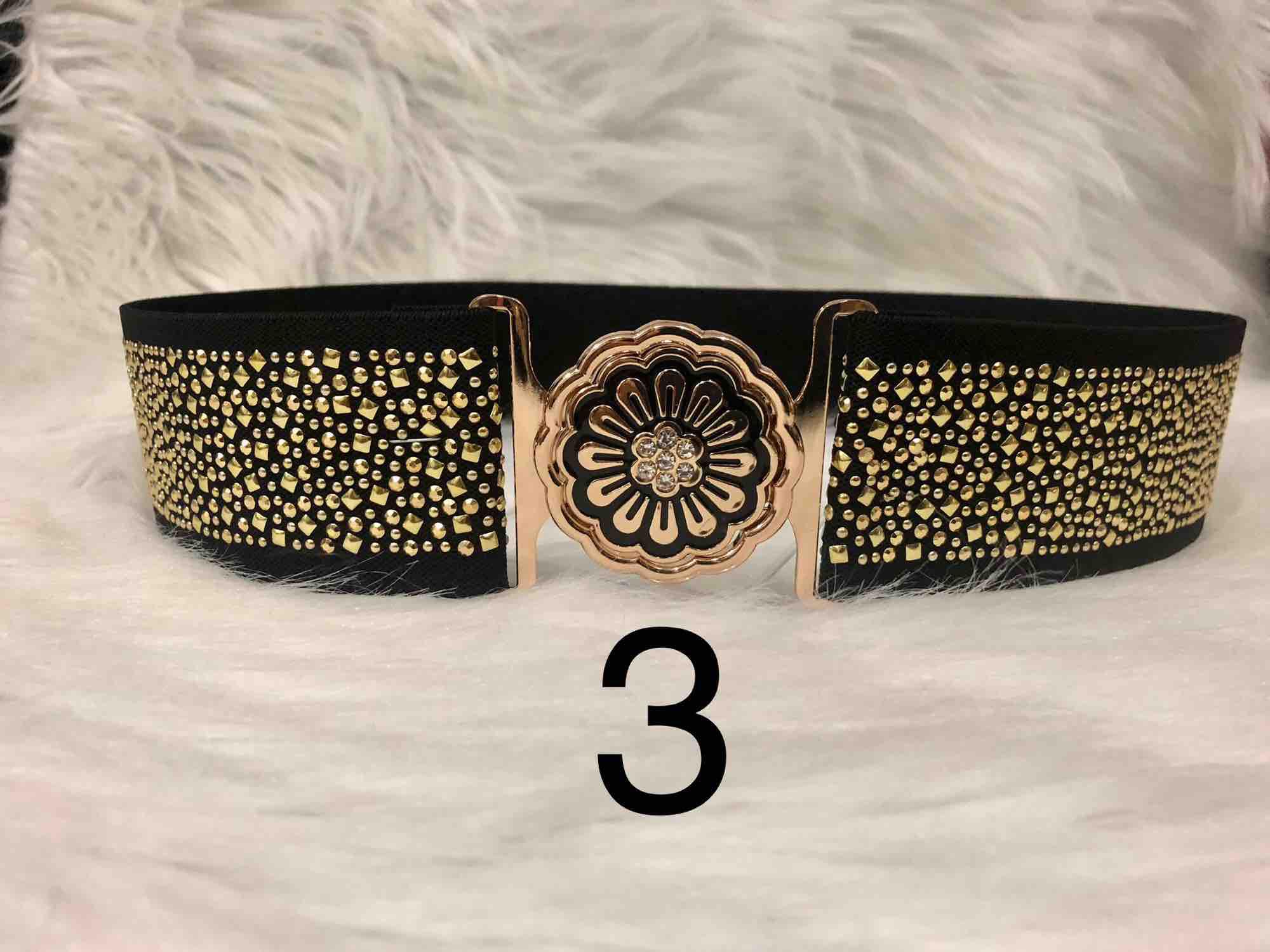 [HCM]Thắt lưng bản 5 cm. Full hạt lấp lánh