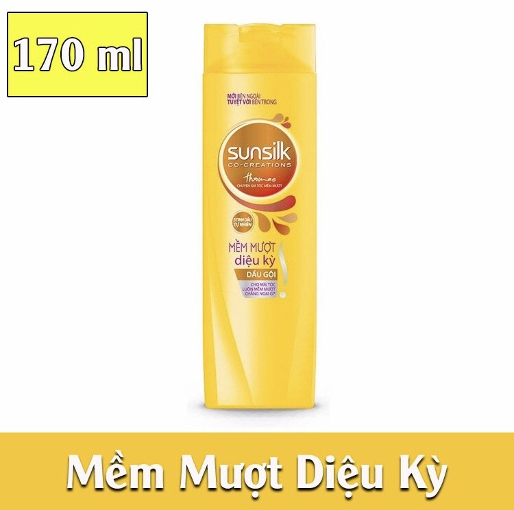 Dầu gội Sunsilk vàng mềm mượt diệu kỳ (chai lớn được tặng kem dầu xả hoặc khăn tắm lớn)