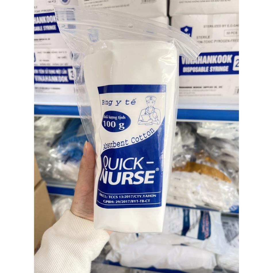 Bông Cuộn Y Tế Quick - Nurse 25Gram 50Gram 100Gram