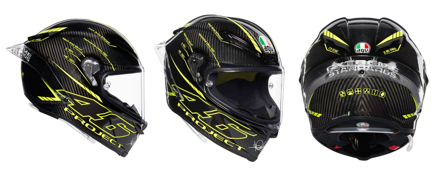 Tem logo AGV dán nón full face