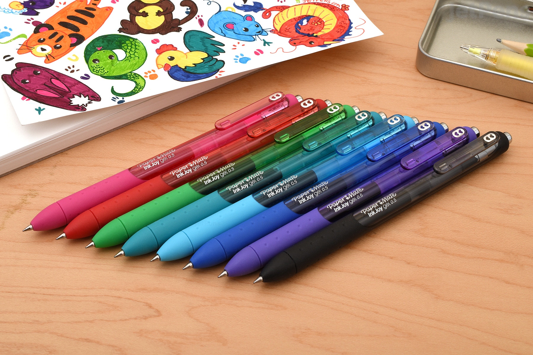 [HCM]Bút bi bấm Paper Mate InkJoy Gel RT - Medium 0.7mm