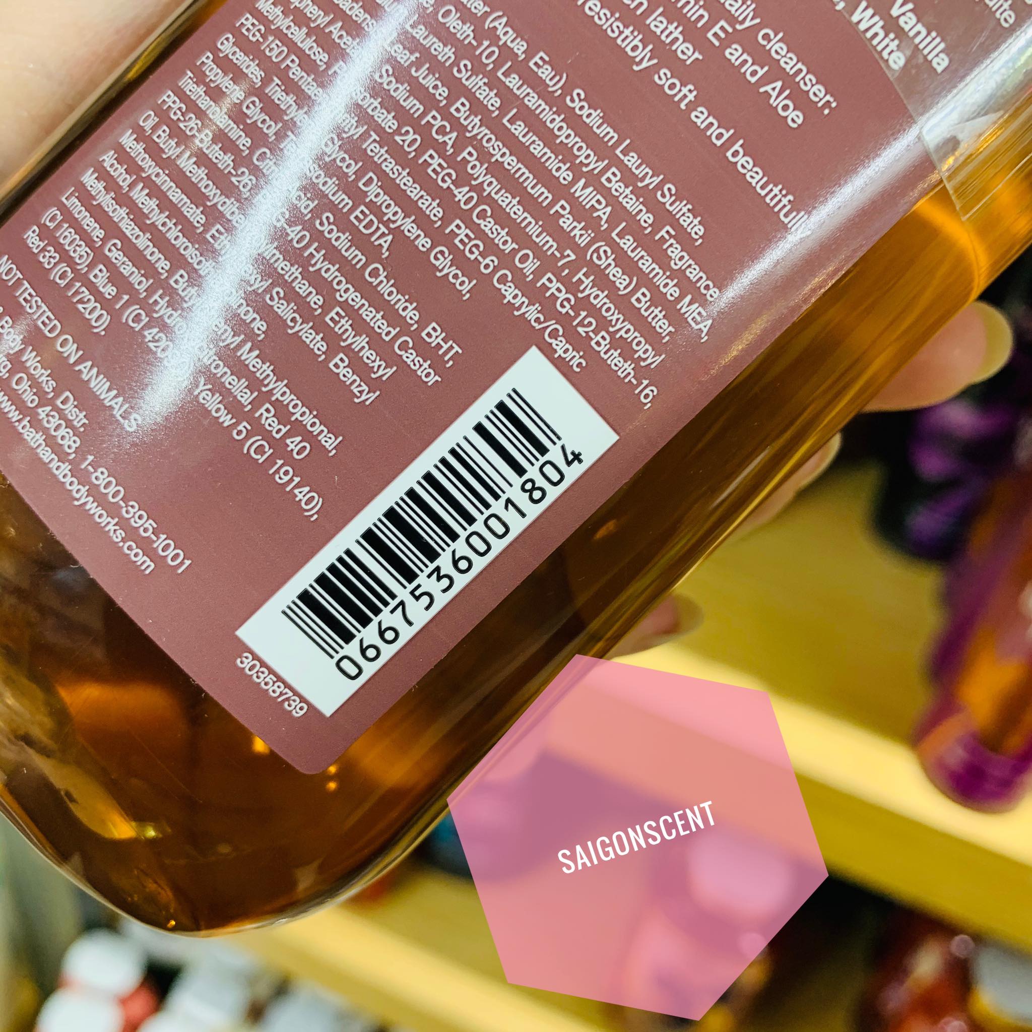 Sữa tắm Bath & Body Works - Wild Madagascar Vanilla ( 295mL )
