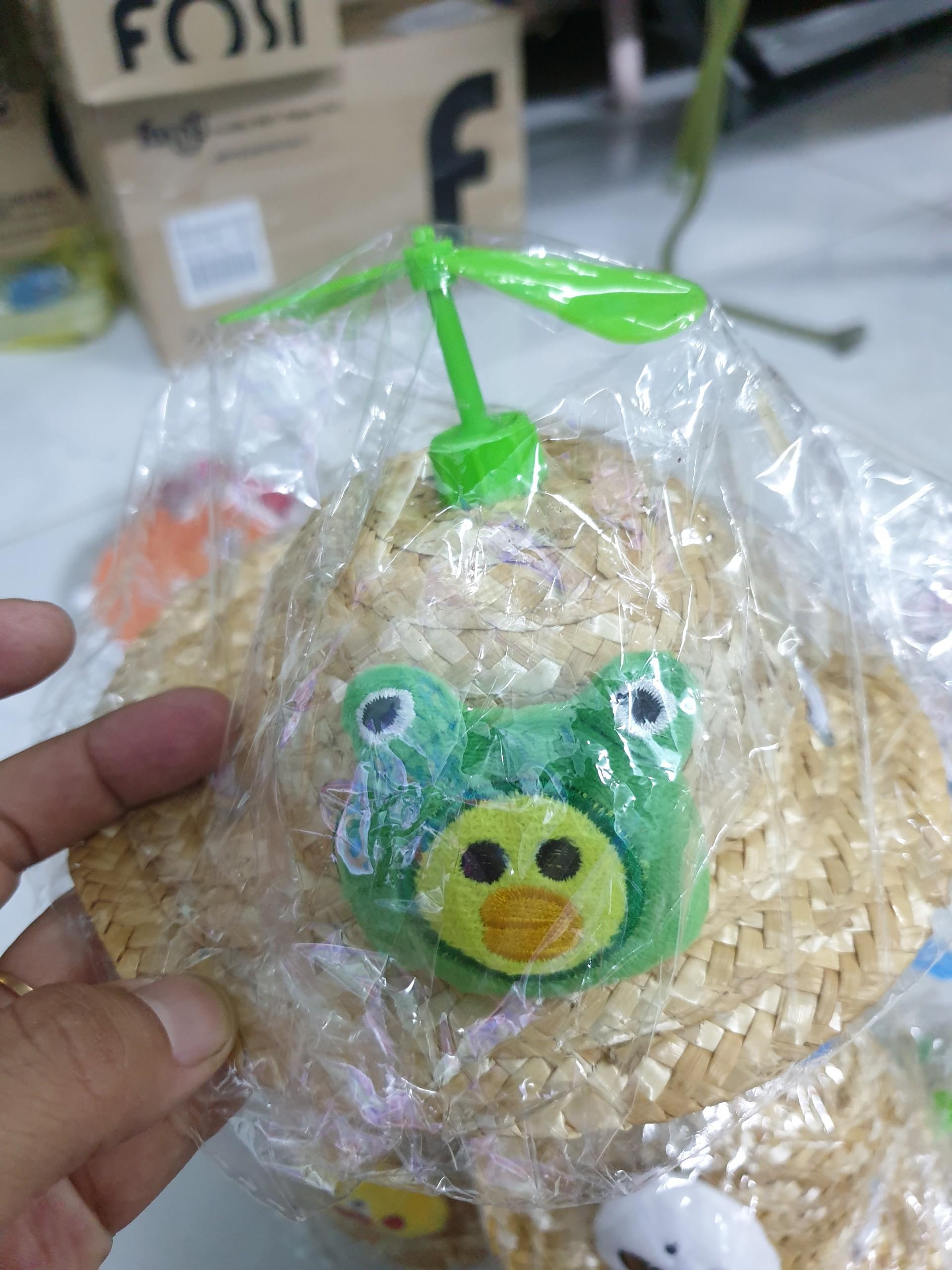 [HCM]PetZoneHCM - Nón cối rơm gắn chong chóng thú cưng ( chó mèo )