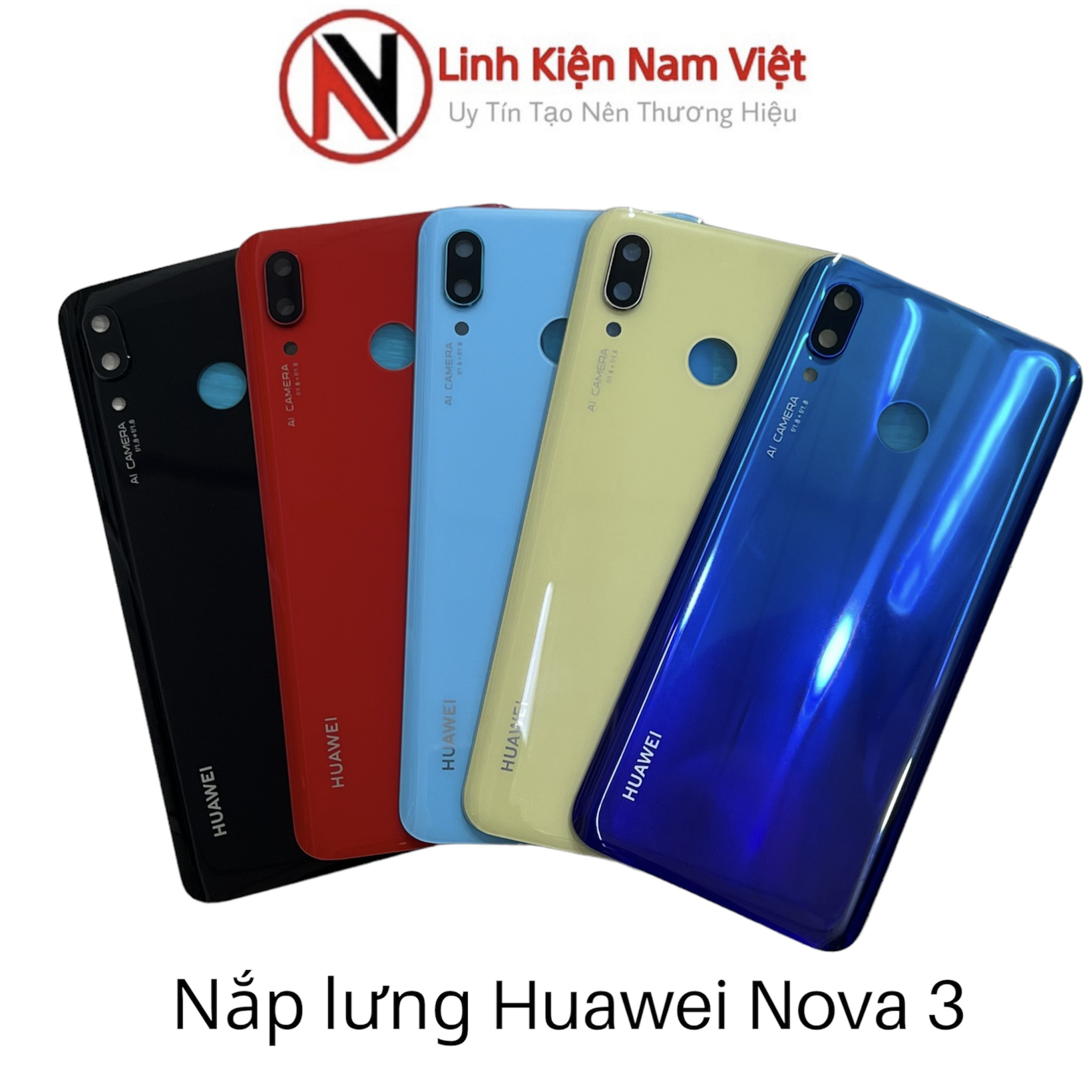 Nắp lưng Huawei Nova 3 ( kèm kính camera )