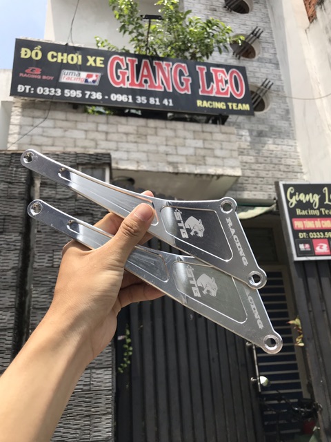 pass nhôm cnc stb giử pô mọi dòng xe