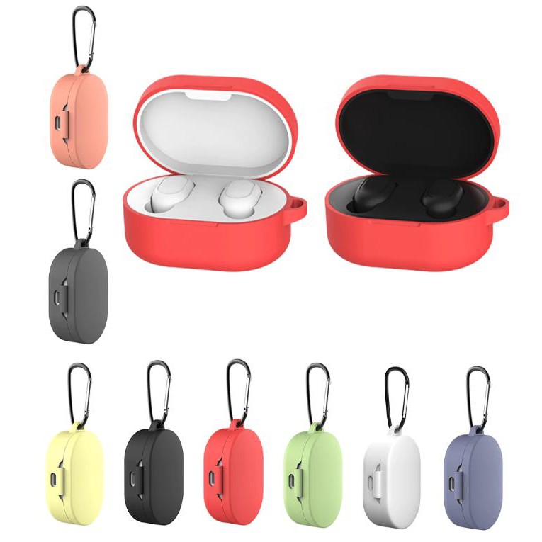Bao silicon tai nghe Redmi Airdots - Case bọc hộp sạc Xiaomi Redmi Airdots