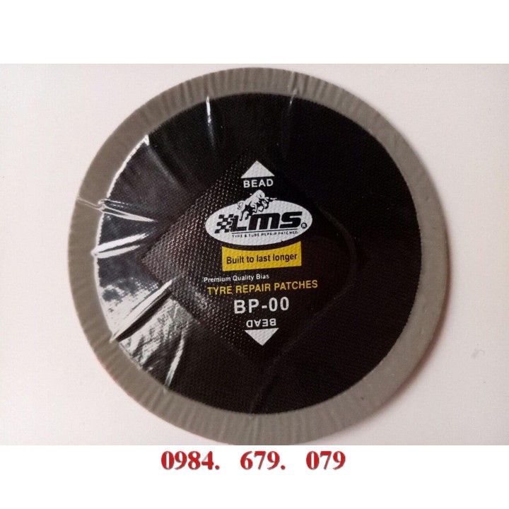 Hộp 25 miếng vá lốp LMS- BP-00 (60x60 mm)