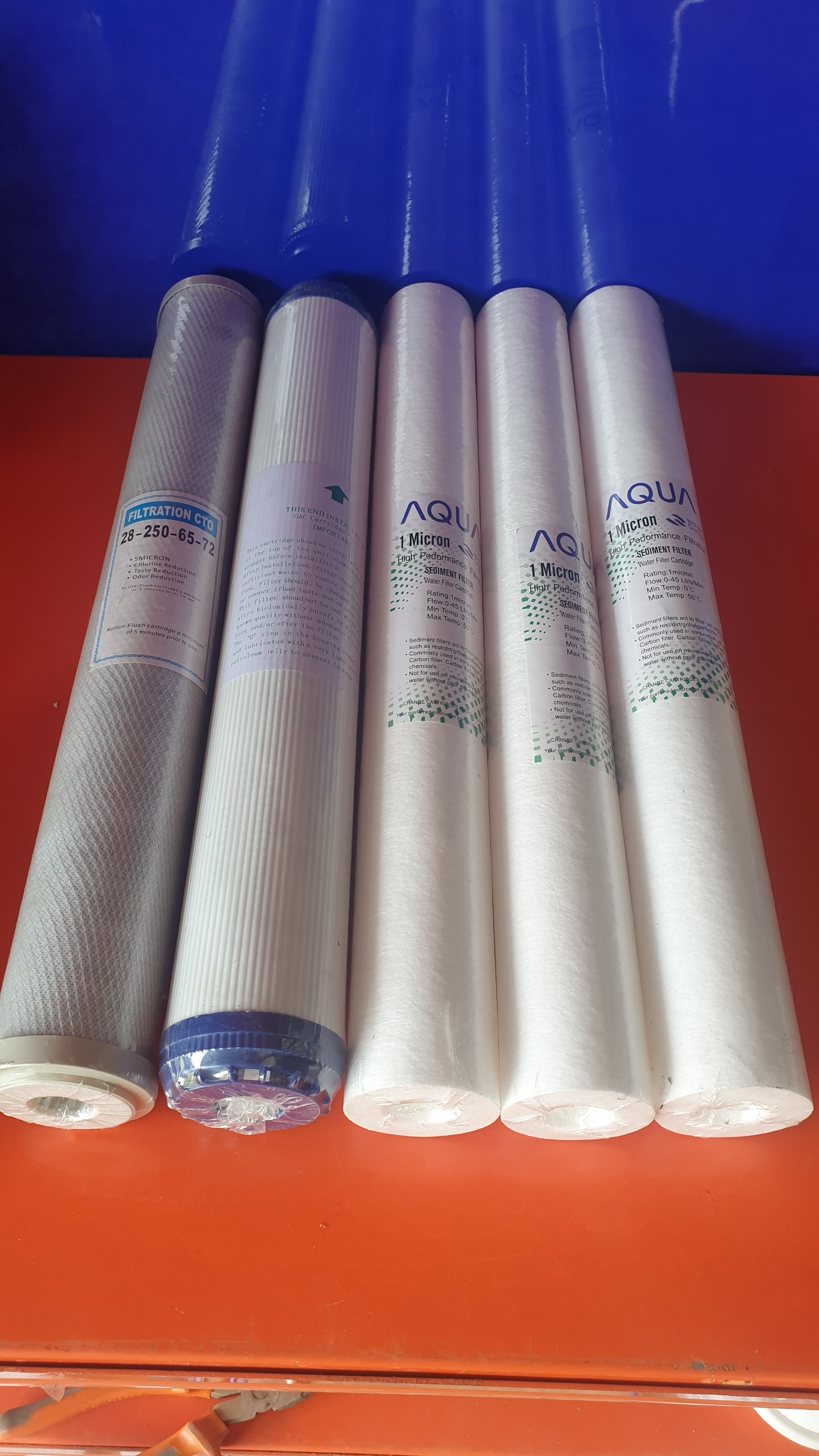 Combo lõi lọc thô PP 20 inch số 123