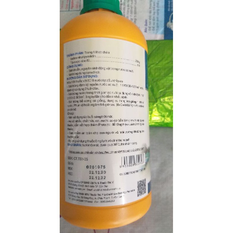 [FreeshipMax] vime iodine  cá - KHOA THÚ Y. THỦY SẢN