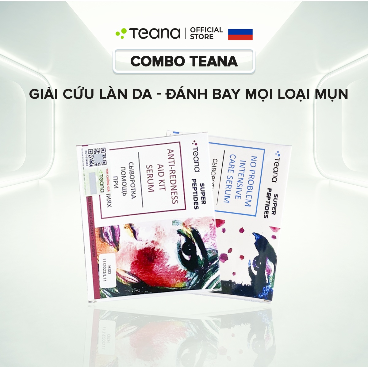 Combo Teana giải cứu làn da, đánh bay mọi loại mụn (anti + no problem)