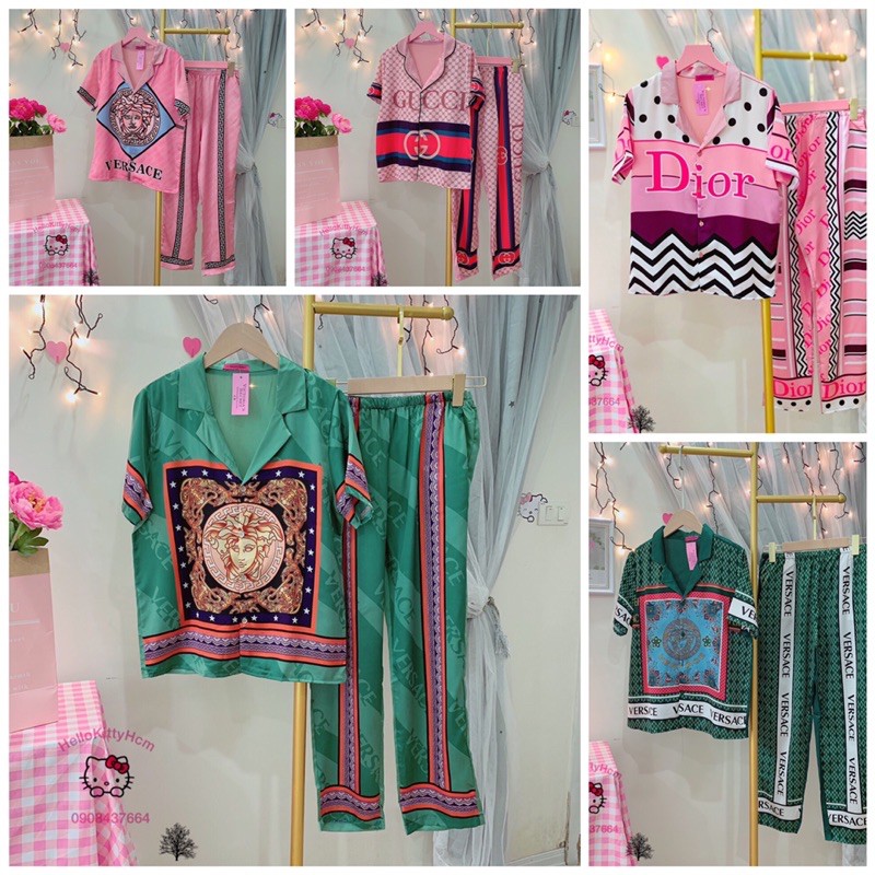 [HCM]????Pizama????Bộ Đồ Satin Pijama