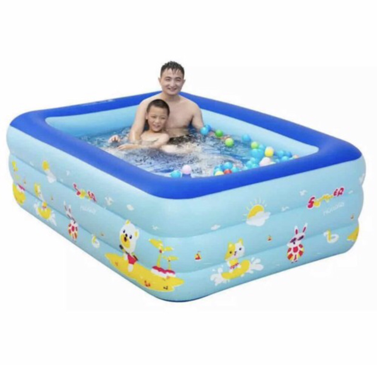 Bể Bơi - Hồ Bơi. Phao 1 m5 (3 tầng)