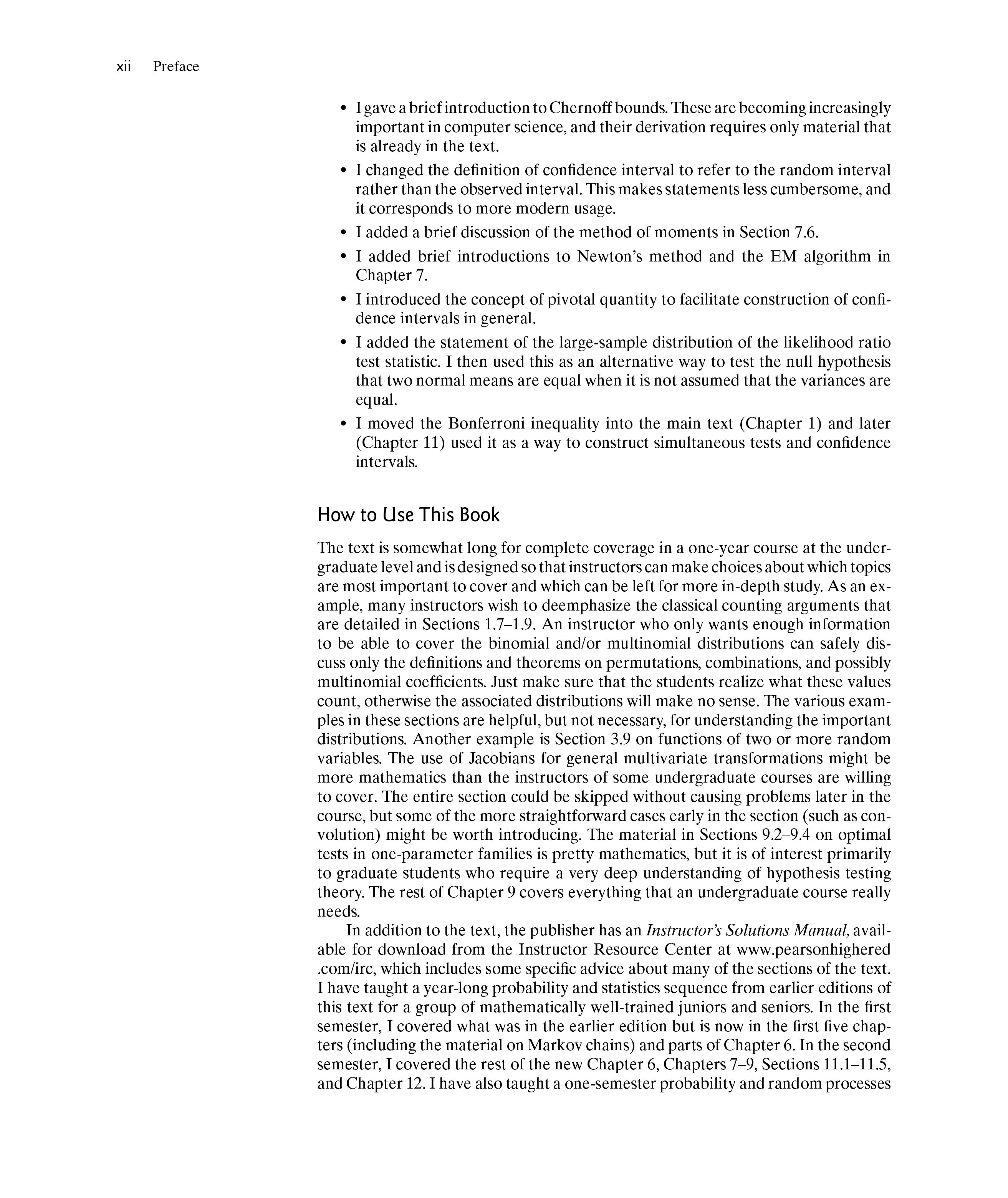 Sách Probability and Statistics (4th Edition)