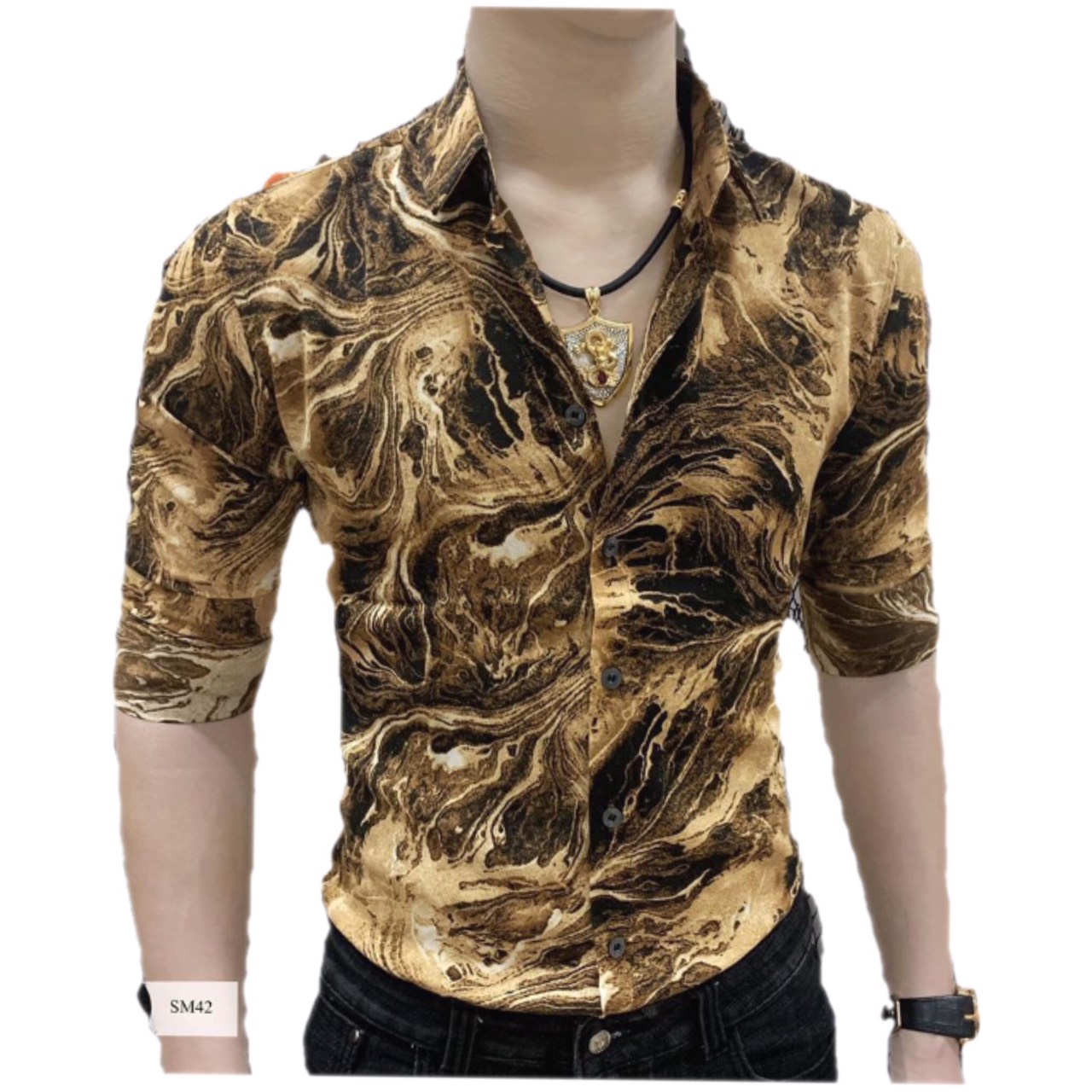 [HCM]ÁO SƠ MI PHI LỤA NAM THỜI TRANG CAO CẤP MẪU MỚI SHOPHAVY1992