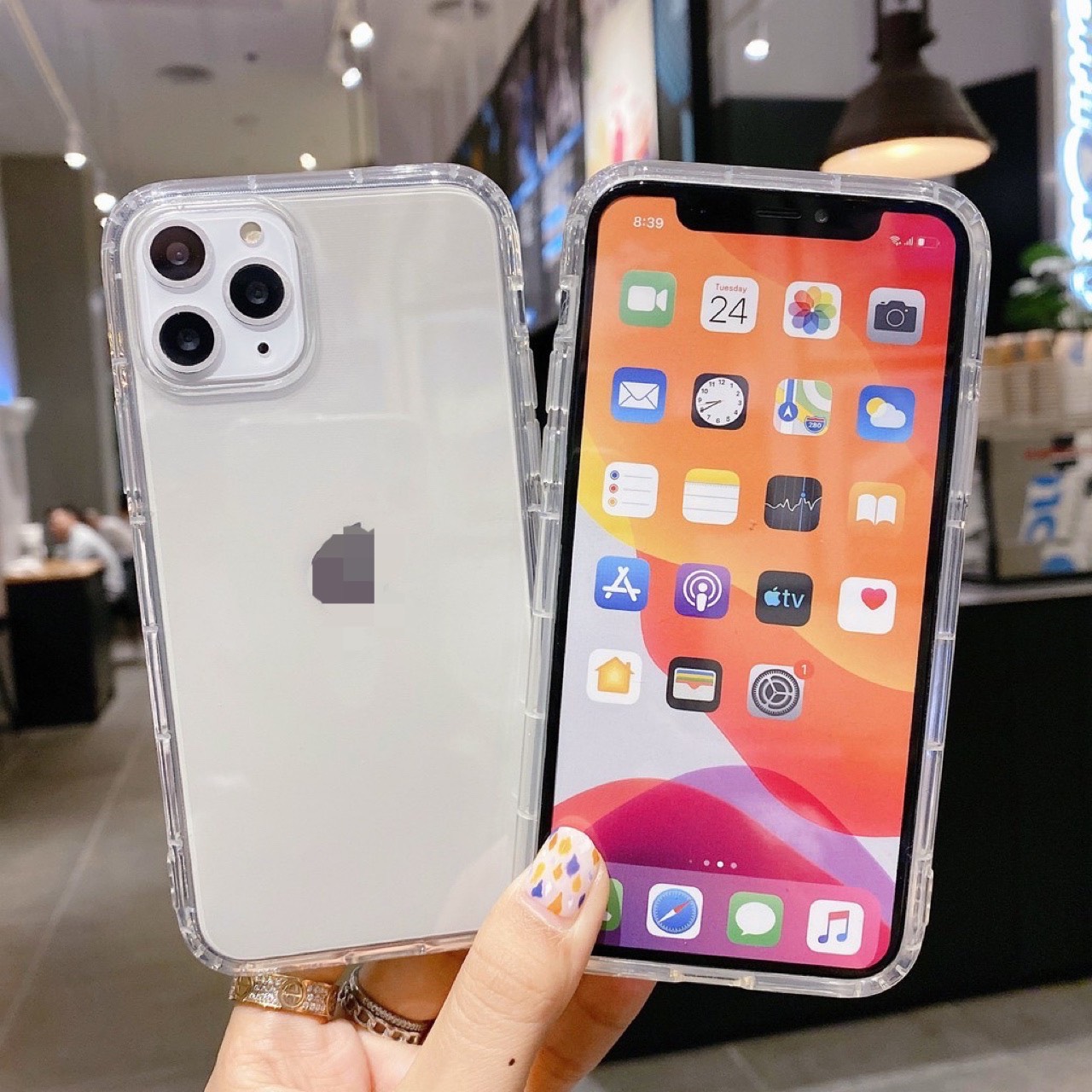 [HCM]Ốp trong suốt dẻo trái táo 6-6s/6 plus-6s plus/7-8/7 plus-8 plus/X-XS/Xs Max/11/11 pro/11pro Max