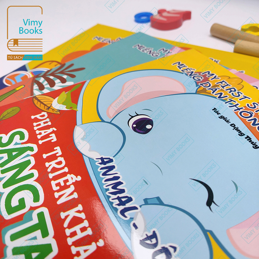 Sách - Miếng Dán Thông Minh Cho Bé - My First Sticker Book (Bộ 3 Cuốn)