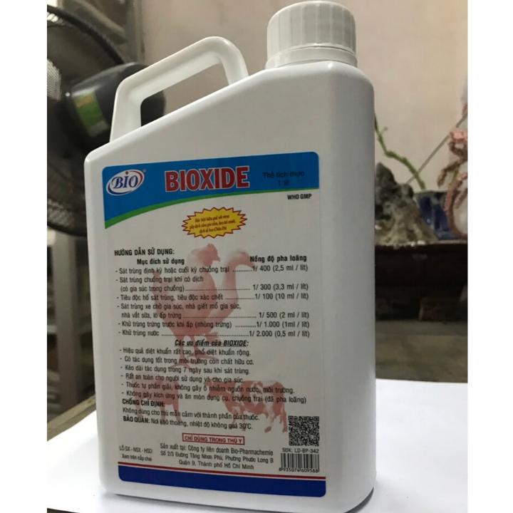 Sát trùng chuồng trại BIOXIDE [1 lít] hiệu quả, an toàn
