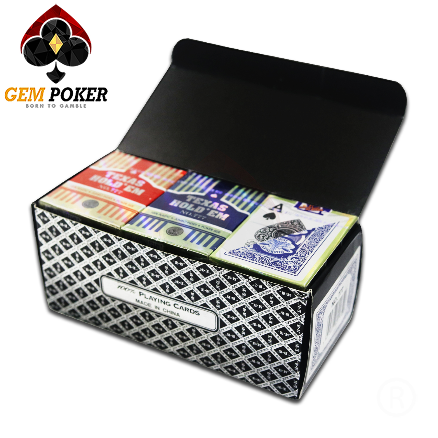 BÀI POKER TEXAS 777 PLASTIC