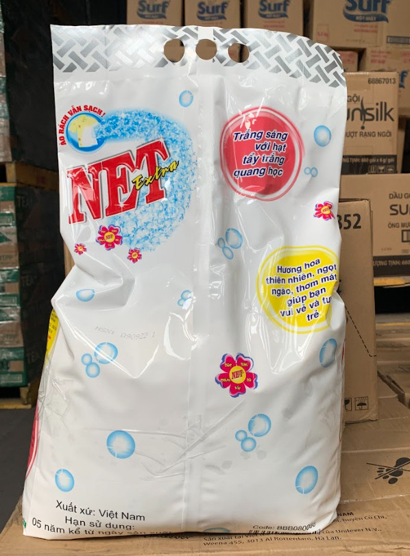 Bột giặt NET Extra hoa thiên nhiên 5.5kg (tặng kèm 1 chai nước rửa chén)