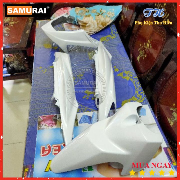 [HCM]Chai Sơn Xịt Samurai Màu Trắng Huỳnh Quang - UC1002*