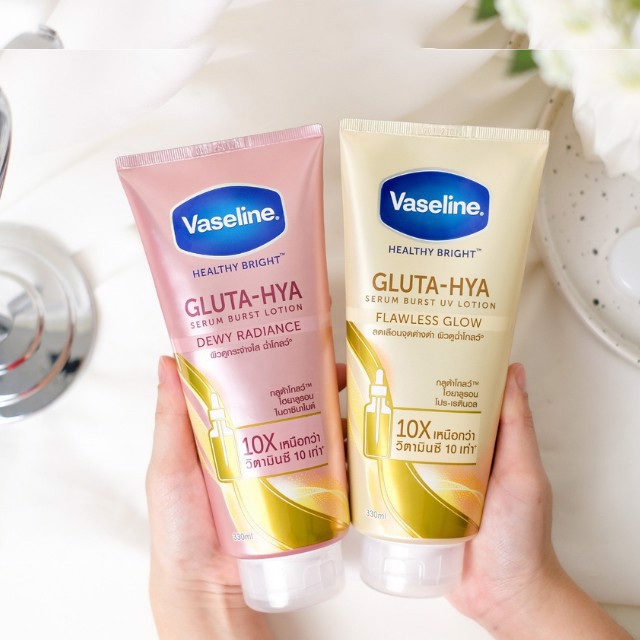 [ Combo ngày đêm] Dưỡng thể Vaseline Gluta HYA 10X Thái Lan