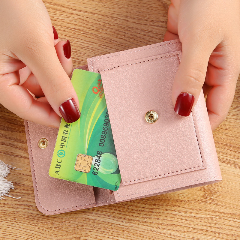 Ví nữ cao cấp cầm tay mini thời trang nhỏ gọn nhiều ngăn đẹp giá rẻ HANOCO VN25