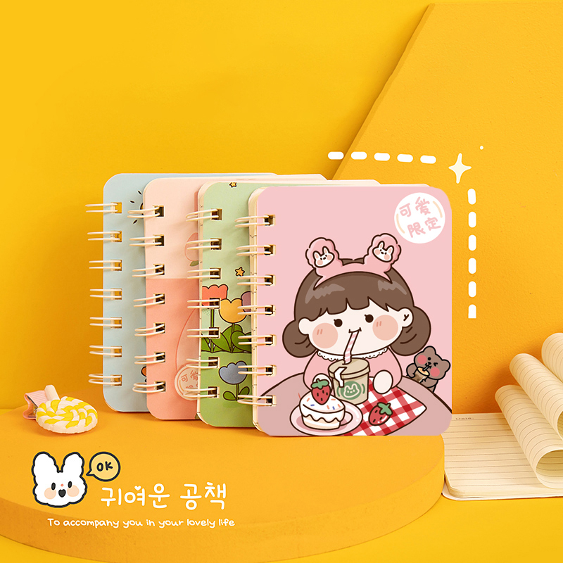 Số tay mini note book dễ thương size A7, 160 trang tiện dụng