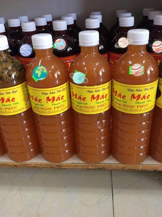 [HCM]NƯỚC CỐT CHANH DÂY KHÔNG HẠT(Không chất bảo quản) ĐẶC SẢN ĐÀ LẠT CHAI 1000ml