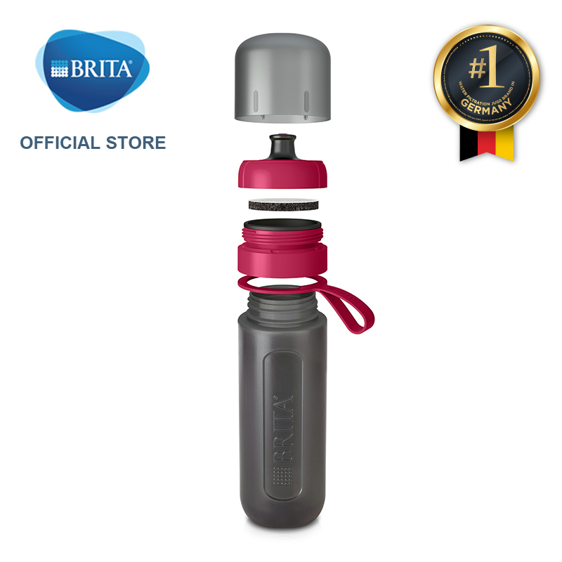 Bình lọc nước BRITA Active Pink 600ml (có sẵn 1 đĩa lọc Microdisc) - Thương hiệu đến từ Đức